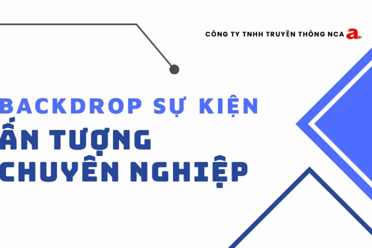 Mẫu thiết kế background sự kiện ấn tượng và chuyên nghiệp nhất 2026