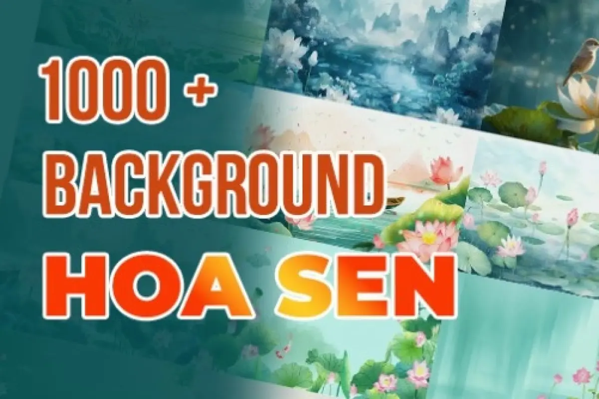 Tổng hợp 15 mẫu background hoa sen đẹp thanh tao chất lượng
