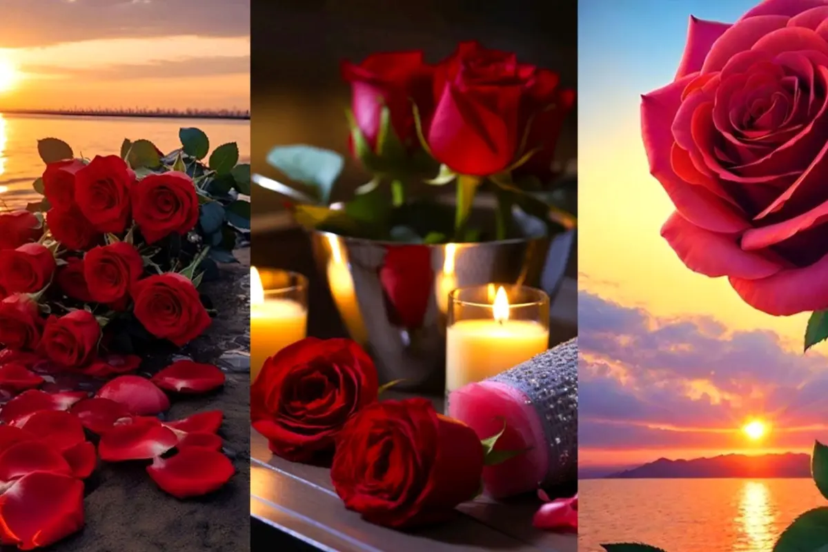 Tổng hợp ảnh background hoa hồng đỏ sắc nét lãng mạn