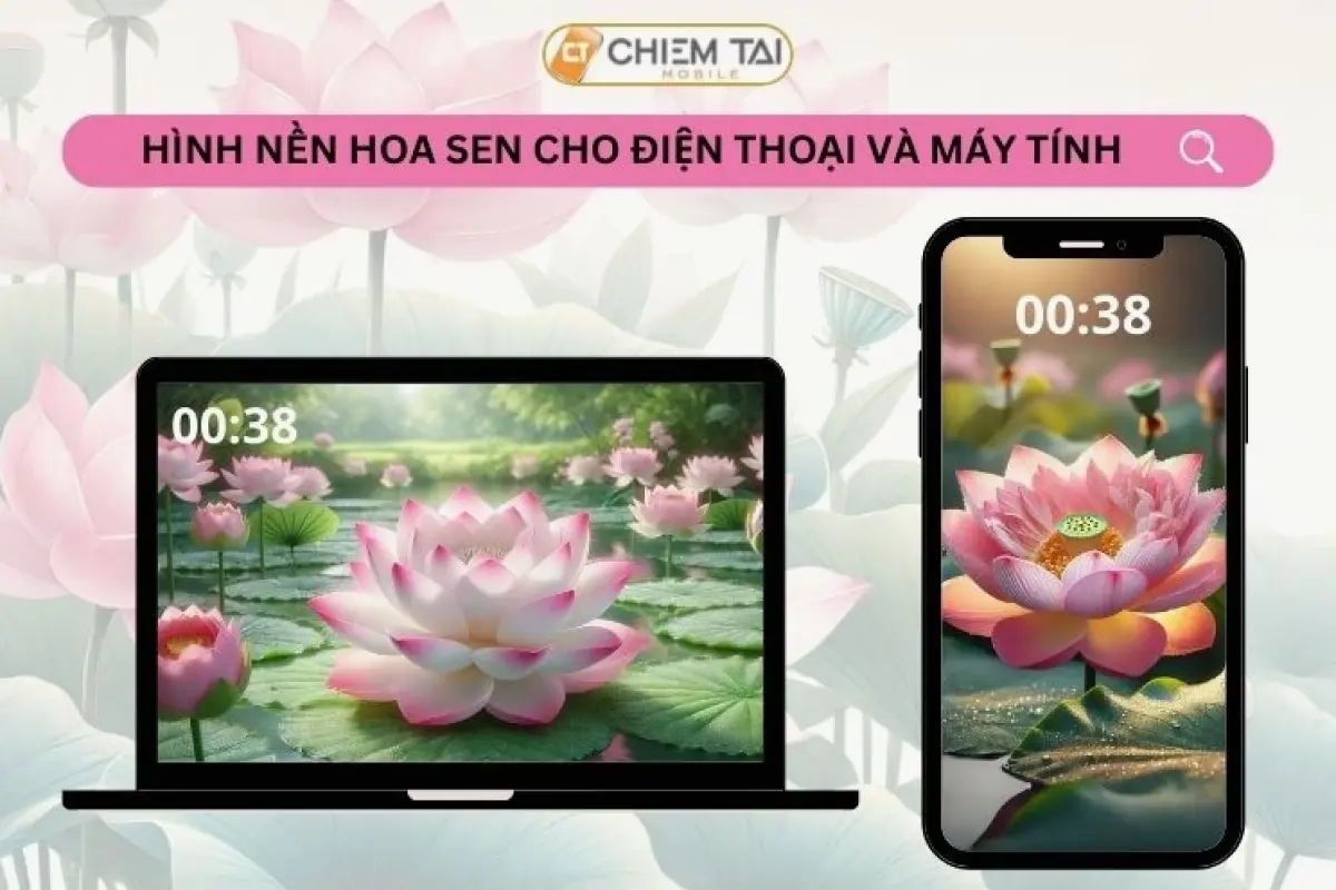 Tổng hợp bộ sưu tập hình nền hoa sen 4k tuyệt đẹp