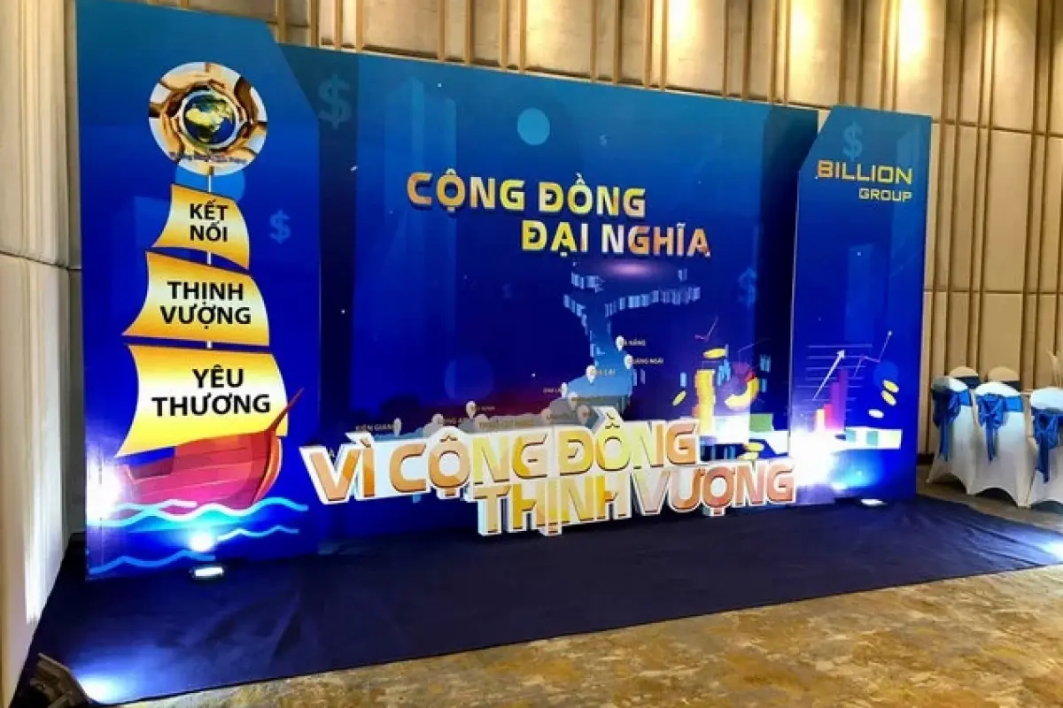 Tổng hợp mẫu backdrop sự kiện ngoài trời đẹp ấn tượng