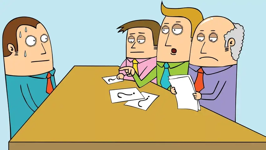 Background phỏng vấn lịch sự tạo thiện cảm ban đầu