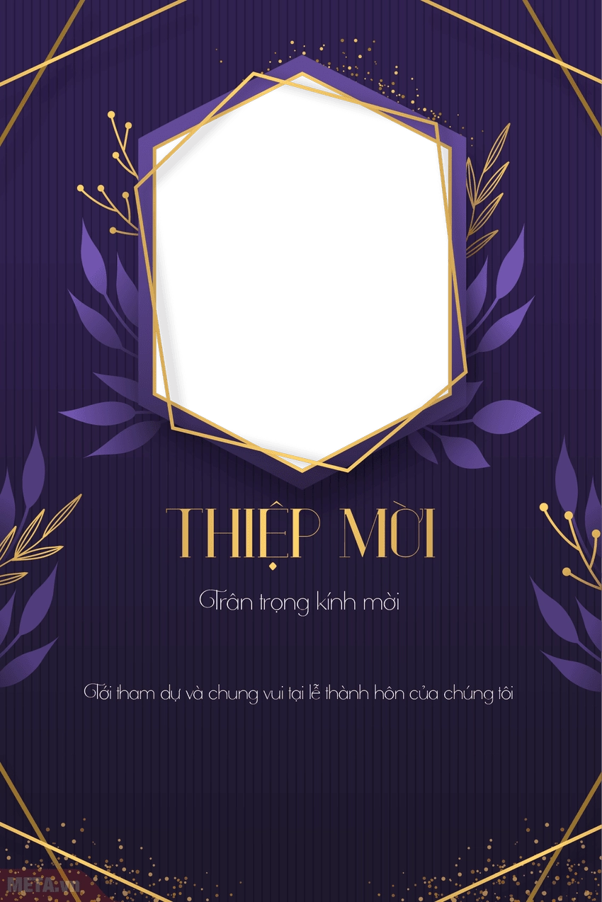 Background thiệp mời đẹp làm nổi bật cảm xúc sự kiện