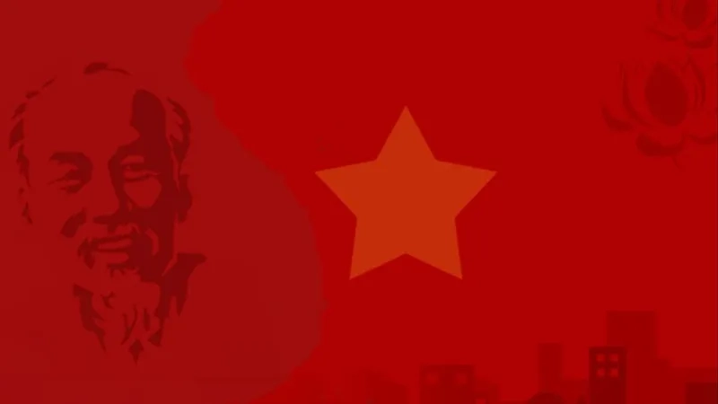 Đón chào lễ lớn với background 2/9 năm 2025 phong cách mới