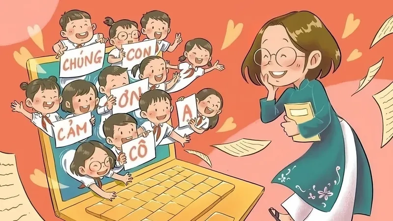 In ấn banner chuyên nghiệp với mẫu background 20/11 in ấn