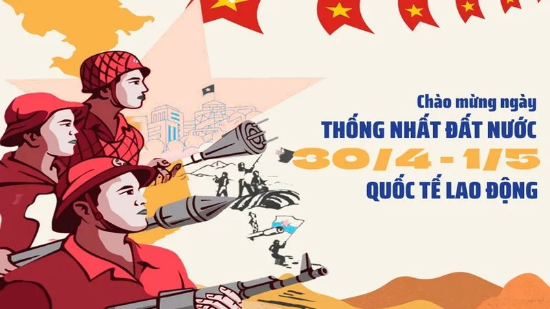 Tạo slide ấn tượng với background 30/4 powerpoint rực rỡ sắc màu lễ hội