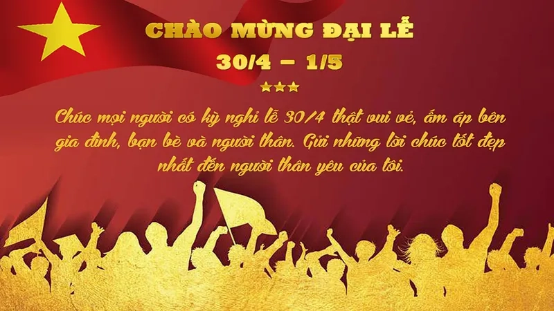 Thiết kế banner rực rỡ đậm chất dân tộc với background 30/4 banner