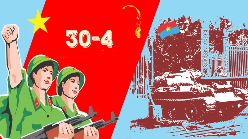 Tạo điểm nhấn mạnh mẽ với background 30/4 poster đầy cảm xúc tự hào