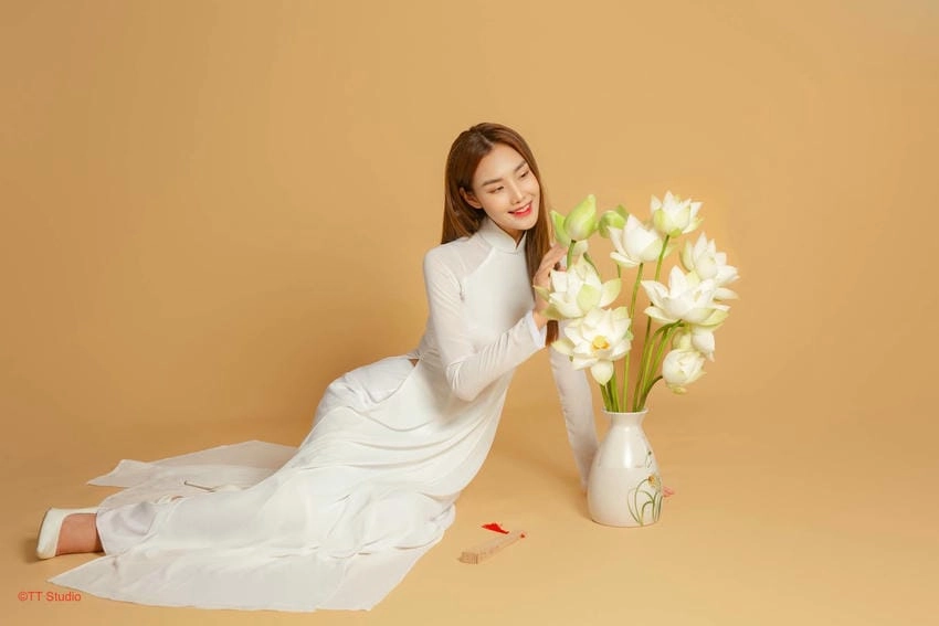 Mẫu background áo dài tinh tế cho mọi bức hình