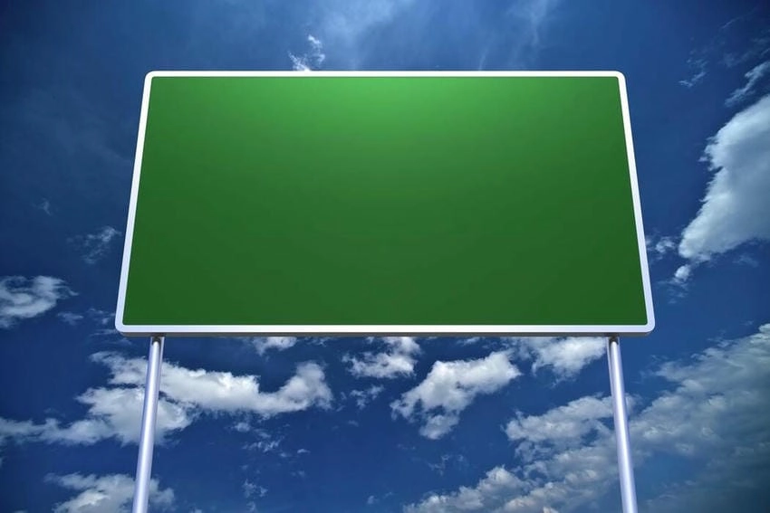 Background bảng hiệu hiện đại hợp xu hướng ngày nay