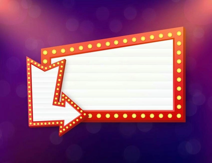 Background bảng hiệu phong cách đậm chất thẩm mỹ