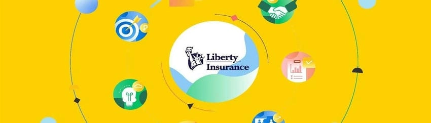 Background bảo hiểm trừu tượng sáng tạo độc đáo