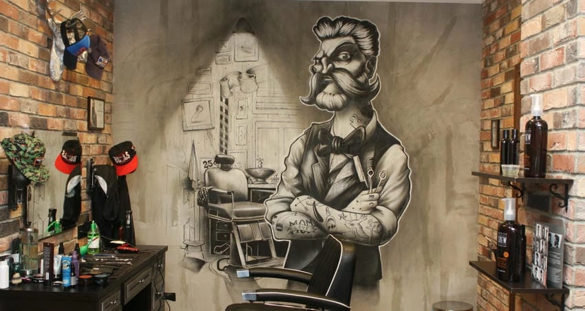 Background barber phong cách tạo dấu ấn riêng biệt