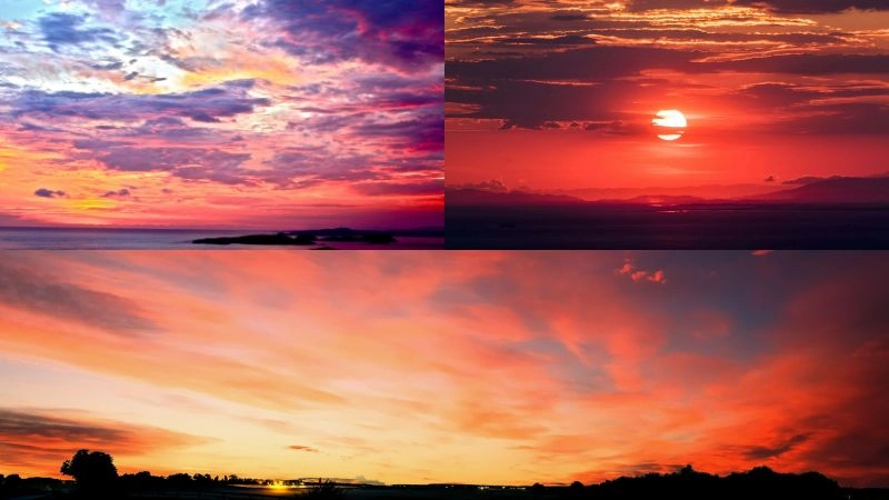 Khám phá background bầu trời hoàng hôn đẹp rực rỡ đầy cảm xúc