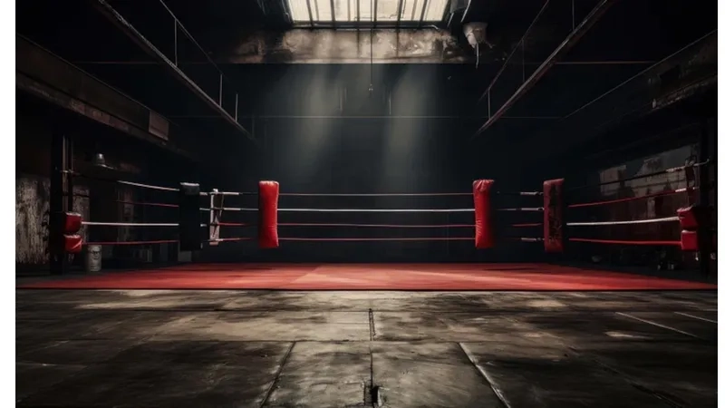 Cảm nhận khí chất mạnh mẽ của võ sĩ trong background boxing võ sĩ cực chất