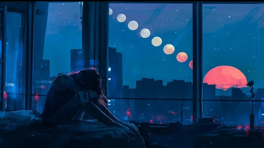 Background buồn lãng mạn gợi nhớ ký ức xưa