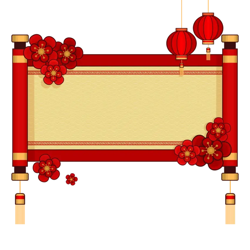 Mẫu background câu đối thiết kế tinh tế và hiện đại