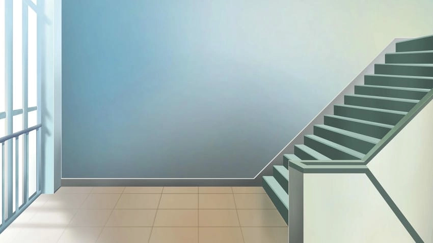 Background cầu thang kiến trúc hiện đại và tinh tế