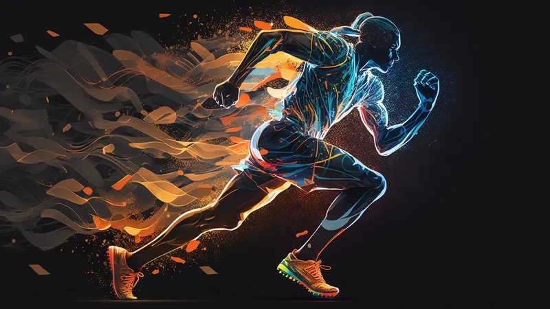 Background chạy bộ động lực tiếp thêm năng lượng cho mỗi bước chạy