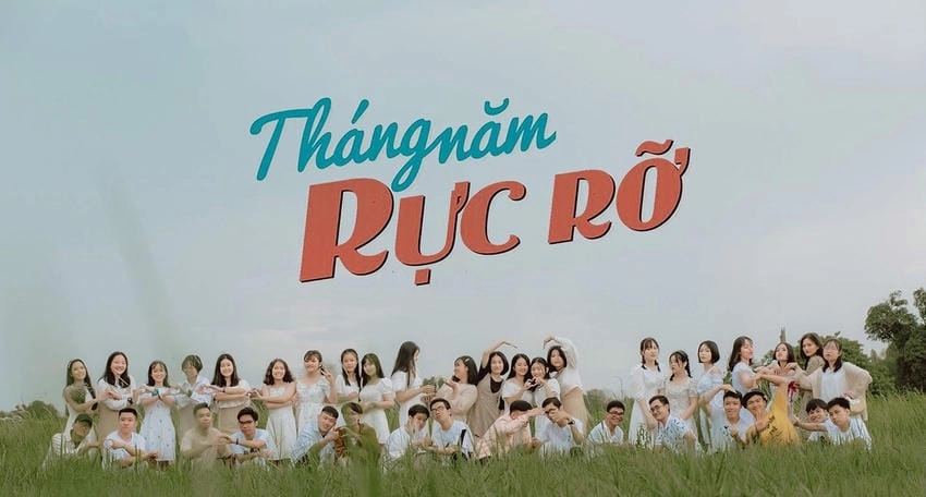 Background chụp kỷ yếu đẹp lưu giữ thanh xuân