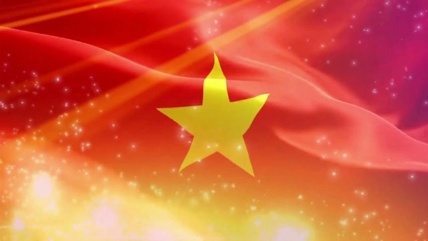 Background Cờ Việt Nam hiện đại và nổi bật