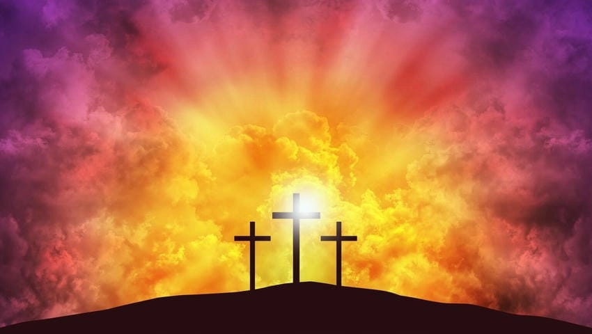 Background công giáo cổ điển mang dáng vẻ linh thiêng