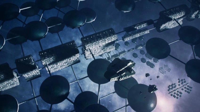 Background công nghệ tương lai đậm phong cách hiện đại