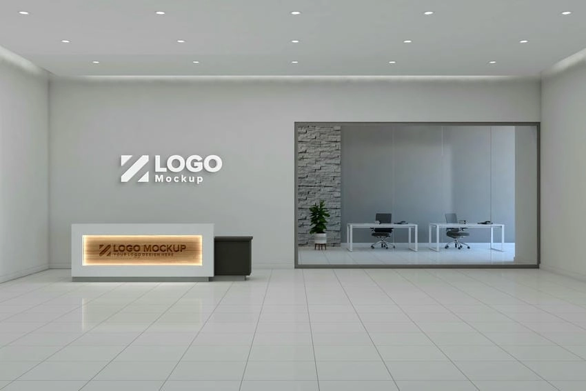 Background công ty hiện đại mang lại diện mạo trẻ trung