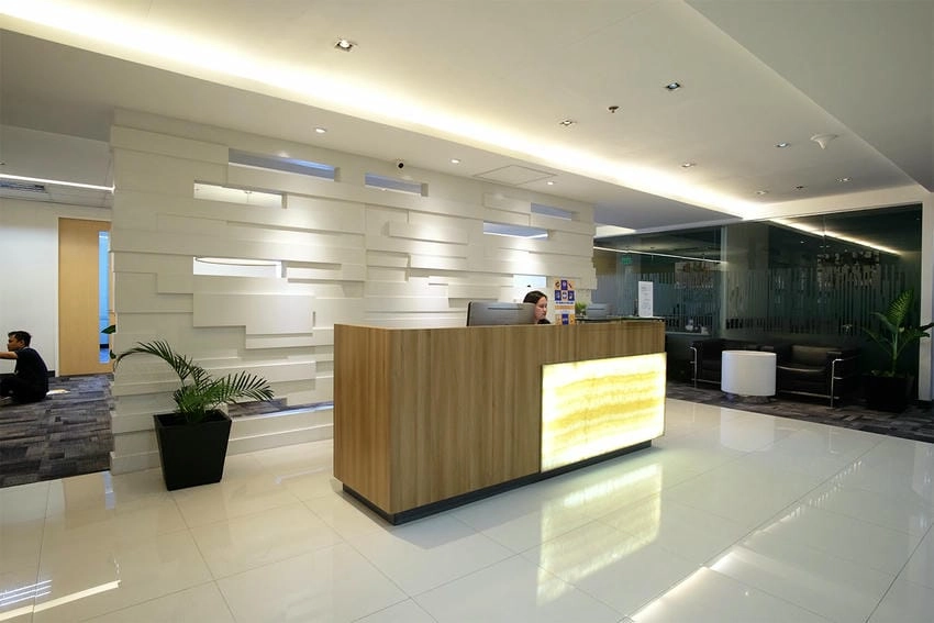 Background công ty trừu tượng mang nét nghệ thuật độc đáo