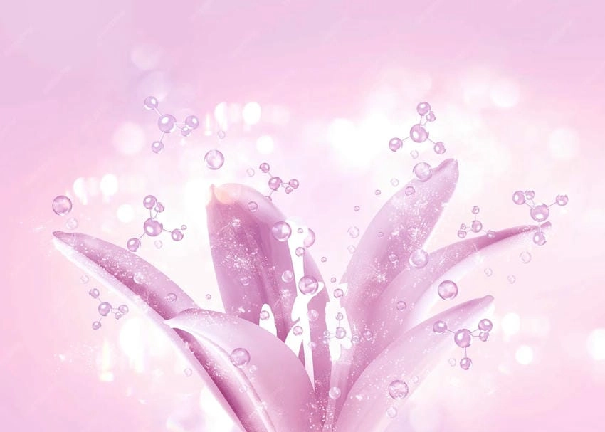 Background cosmetic tối giản tinh tế và hiện đại