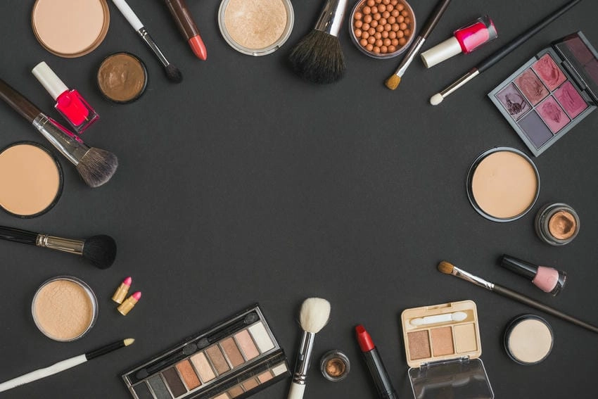 Background cosmetic chụp ảnh tạo hiệu ứng thu hút