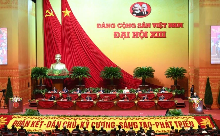 Background đại hội đảng hội trường rộng rãi và sang trọng