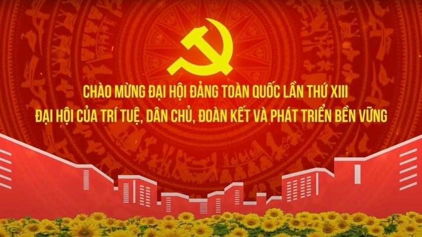 Background đại hội đảng mẫu đẹp mắt và chuyên nghiệp