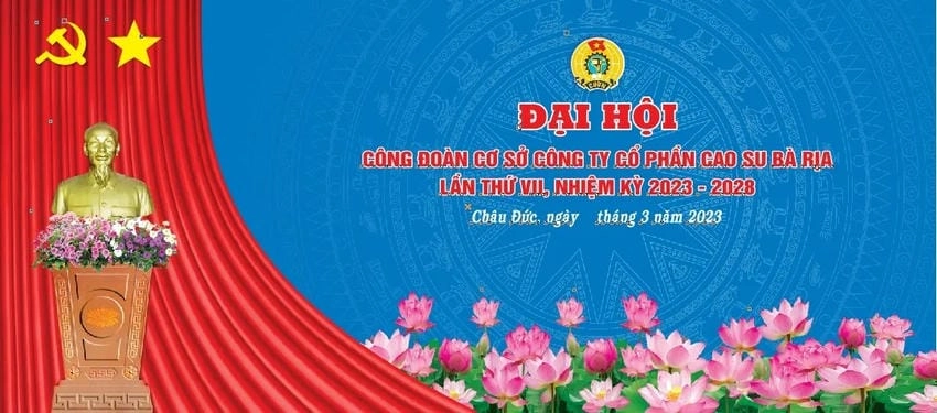 Background đại hội đoàn sáng tạo độc đáo