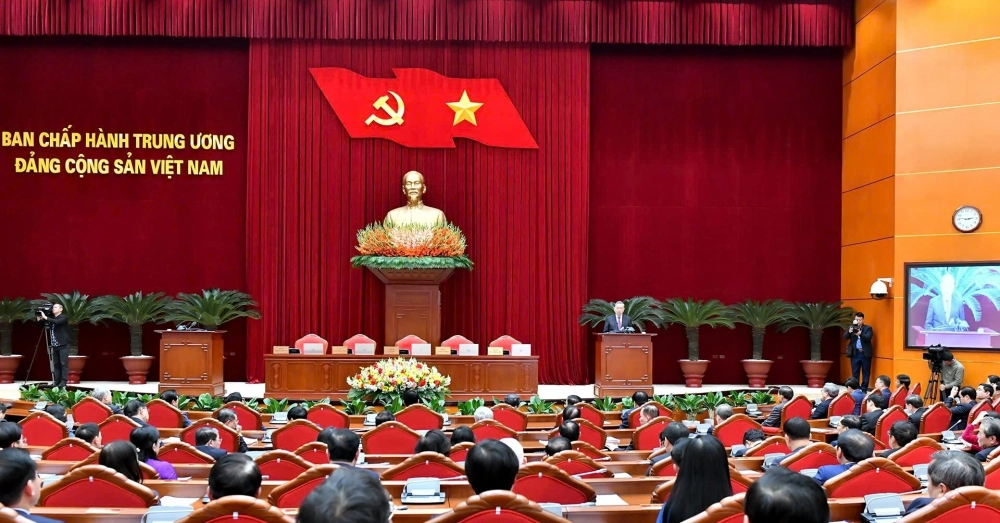 Background Đảng Cộng Sản Việt Nam độc đáo bật sắc đỏ thiêng