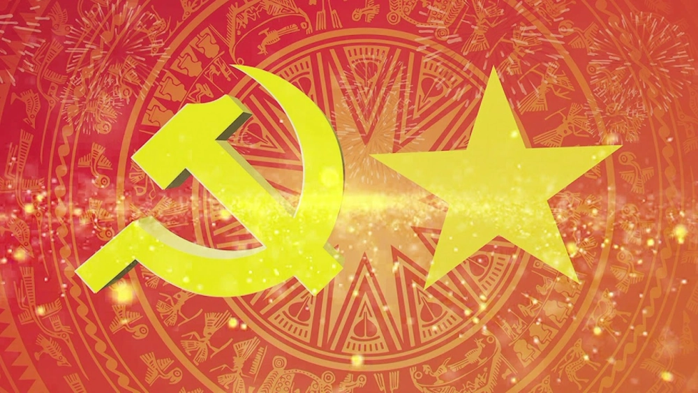 Background Đảng Cộng Sản Việt Nam kỷ niệm trang nghiêm