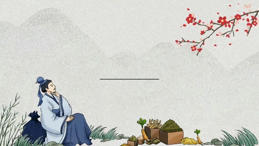 Background đông y y học thể hiện giá trị trị liệu