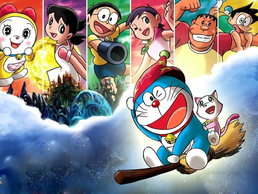 Background Doraemon tổng hợp đầy đủ mọi phong cách