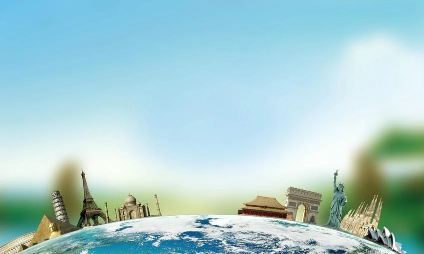 Background du lịch ấn tượng gợi cảm xúc phiêu lưu