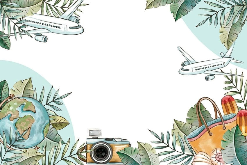 Background du lịch cho slide thêm phần cuốn hút