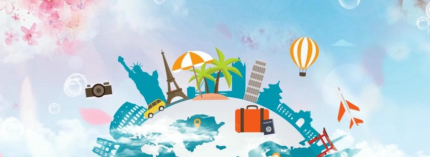 Background du lịch chuyên nghiệp nâng tầm hình ảnh