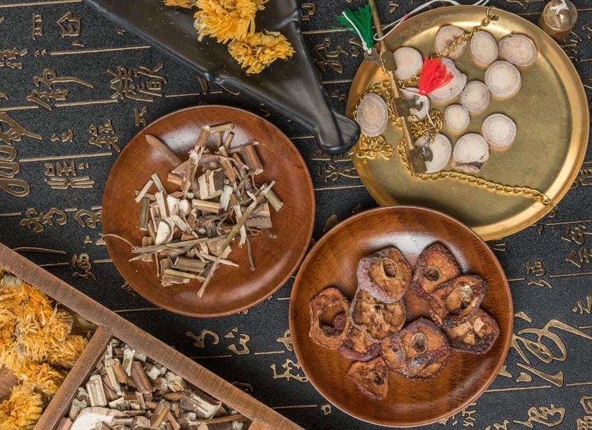 Background dược liệu sáng tạo cho ý tưởng nổi bật