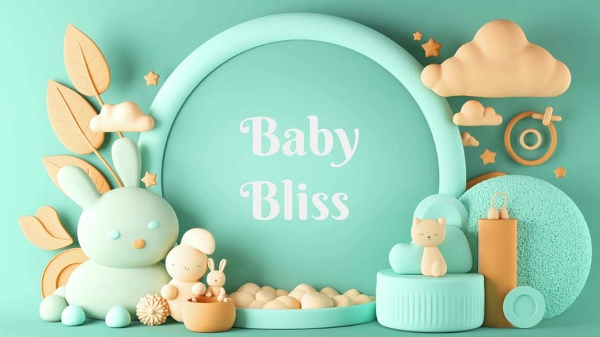 Background em bé đẹp mang đến không gian ngọt ngào