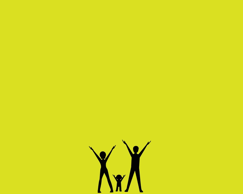 Background gia đình hạnh phúc lan tỏa yêu thương