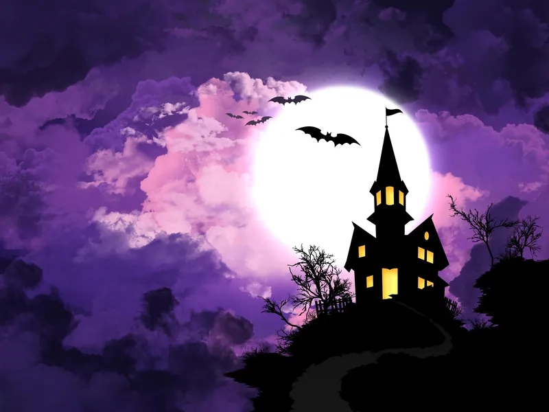 Background halloween vector dễ chỉnh sửa cho thiết kế sáng tạo