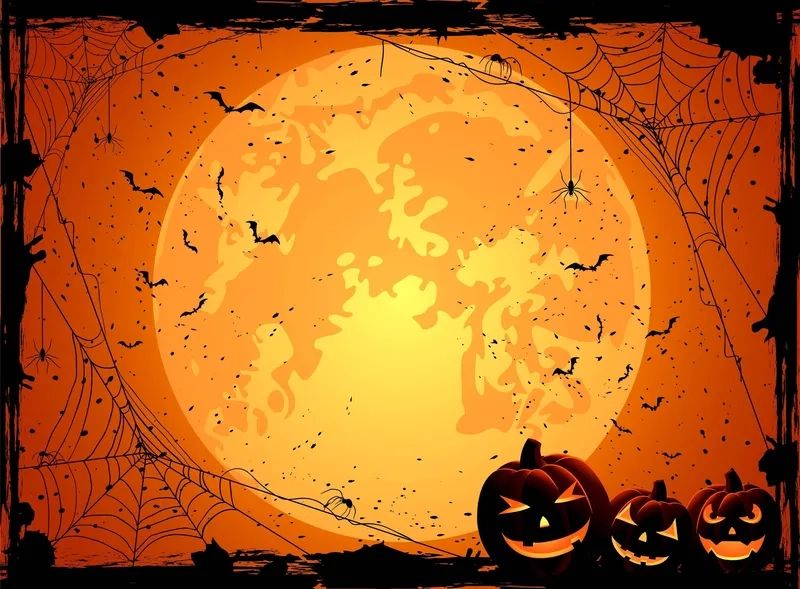Background halloween chủ đề ma quỷ rùng rợn, hấp dẫn