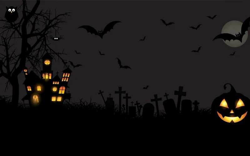 Background halloween cho mạng xã hội thu hút lượt xem