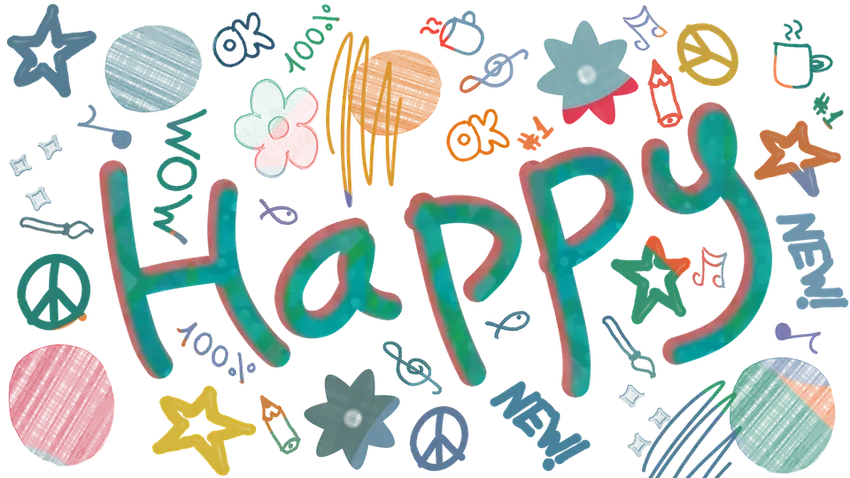 Background hạnh phúc tích cực khơi nguồn cảm hứng sống