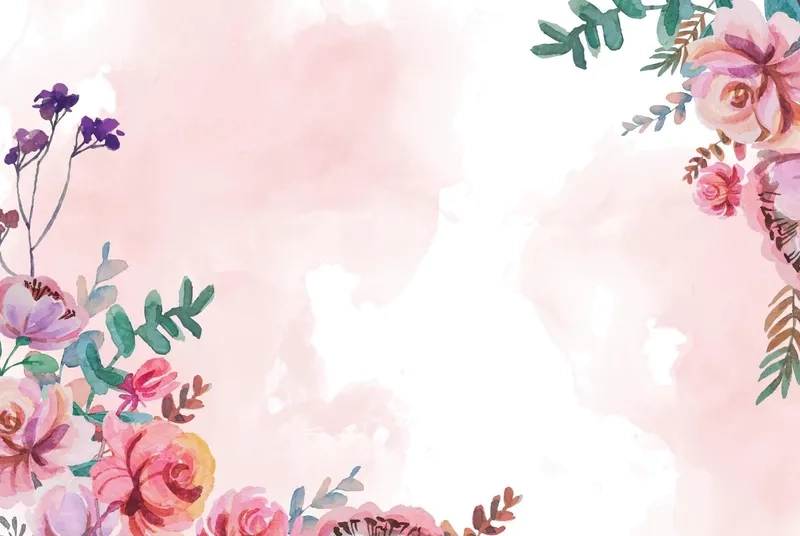 Trang trí lớp học tươi vui với background hoa 20/10 ngọt ngào