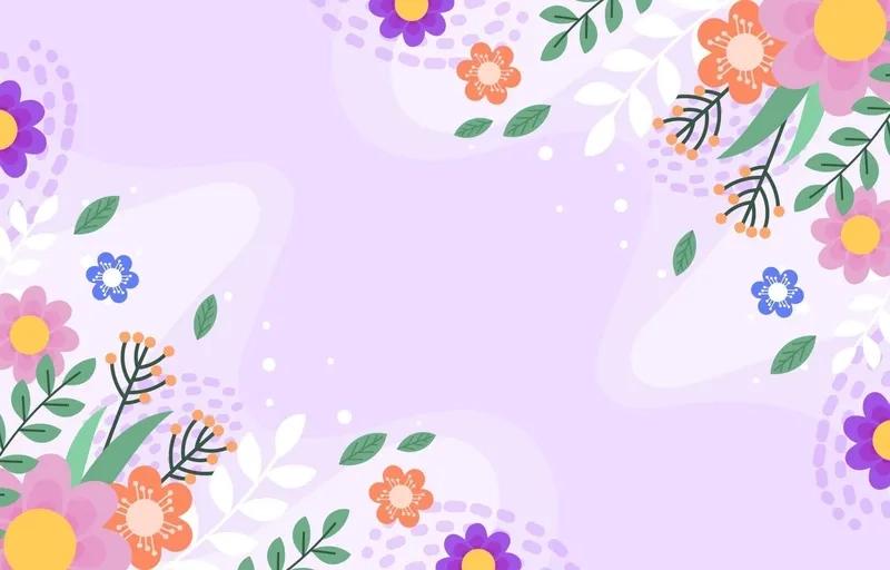 Thanh lịch quyến rũ cùng background hoa 20/10 gam màu tím